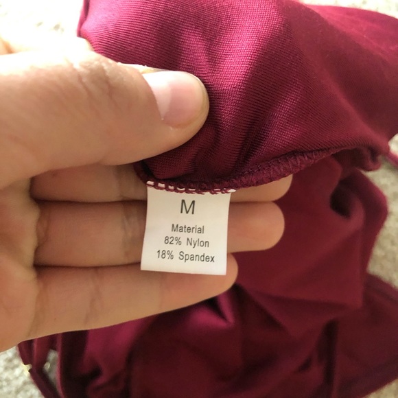 Low Back One Piece Swimsuit - Picture 3 of 3